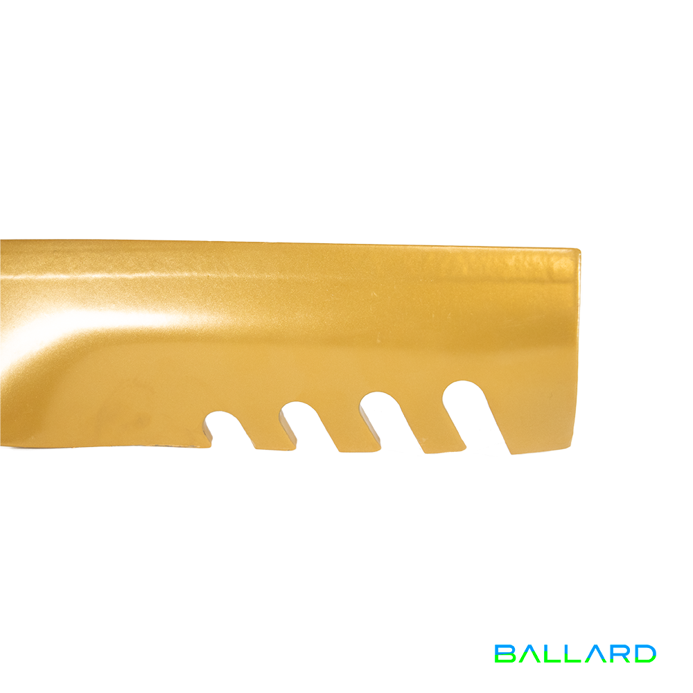 GOLD Hybrid  Mower Blades: 18" Long,  2.5" Wide,  15/16" Center Hole, Thickness- .250"(Three Spindles) (EXMARK & TORO) image number null